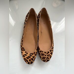J. Crew Animal Print Flats